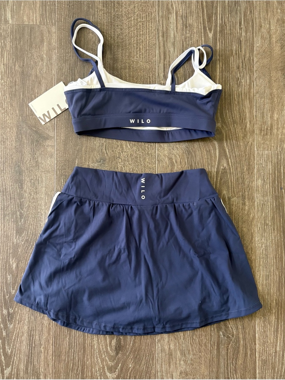 Wilo the Label Double Layer Bra & Tennis Skirt Set - Size Medium NEW! - Picture 6 of 6